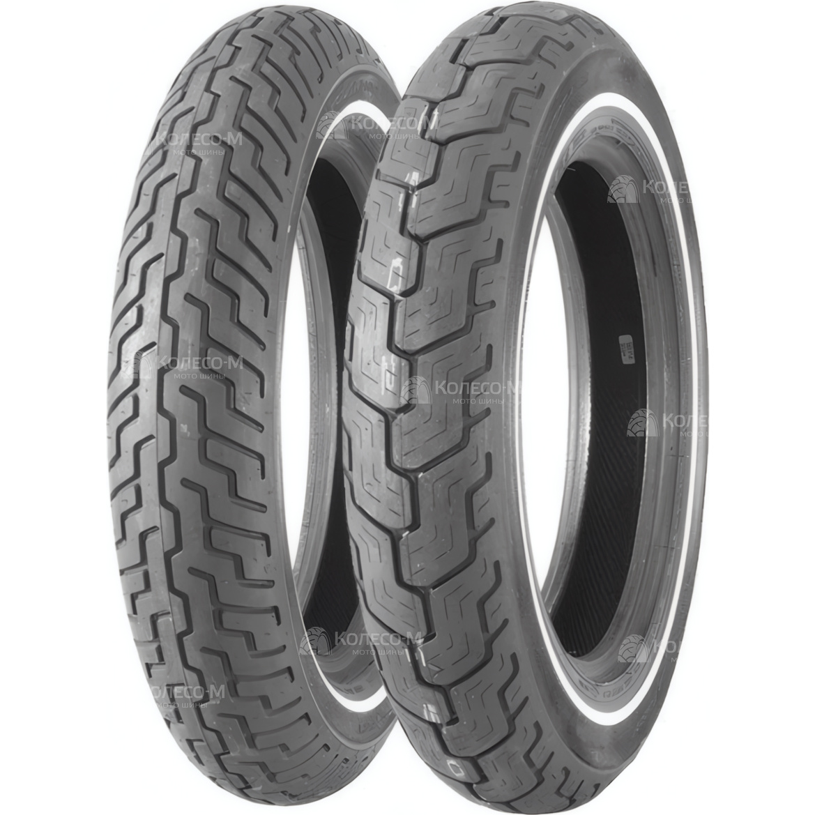 DUNLOP D402 УЗКАЯ БЕЛАЯ ПОЛОСА