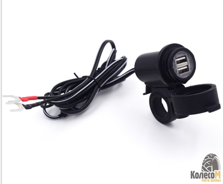 NO NAME Розетка на руль двойная USB